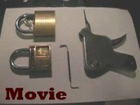 Pickgun et deux cadenas